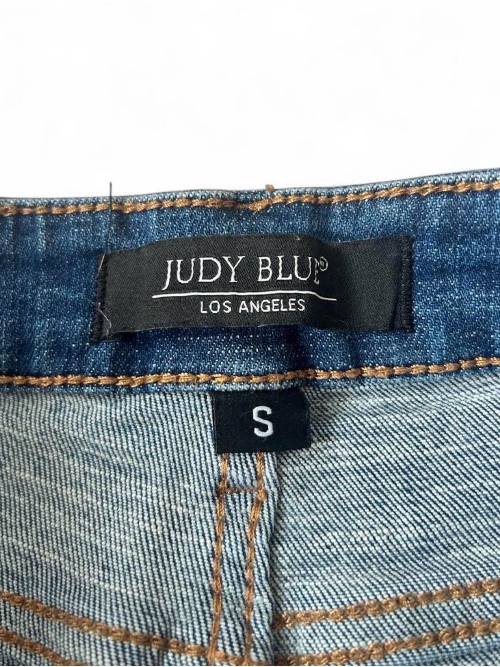 Judy Blue Distressed Denim Shorts - Picture 3 of 3